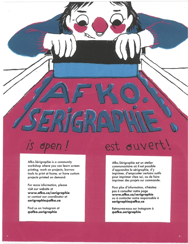 Affiche Afko Serigraphie