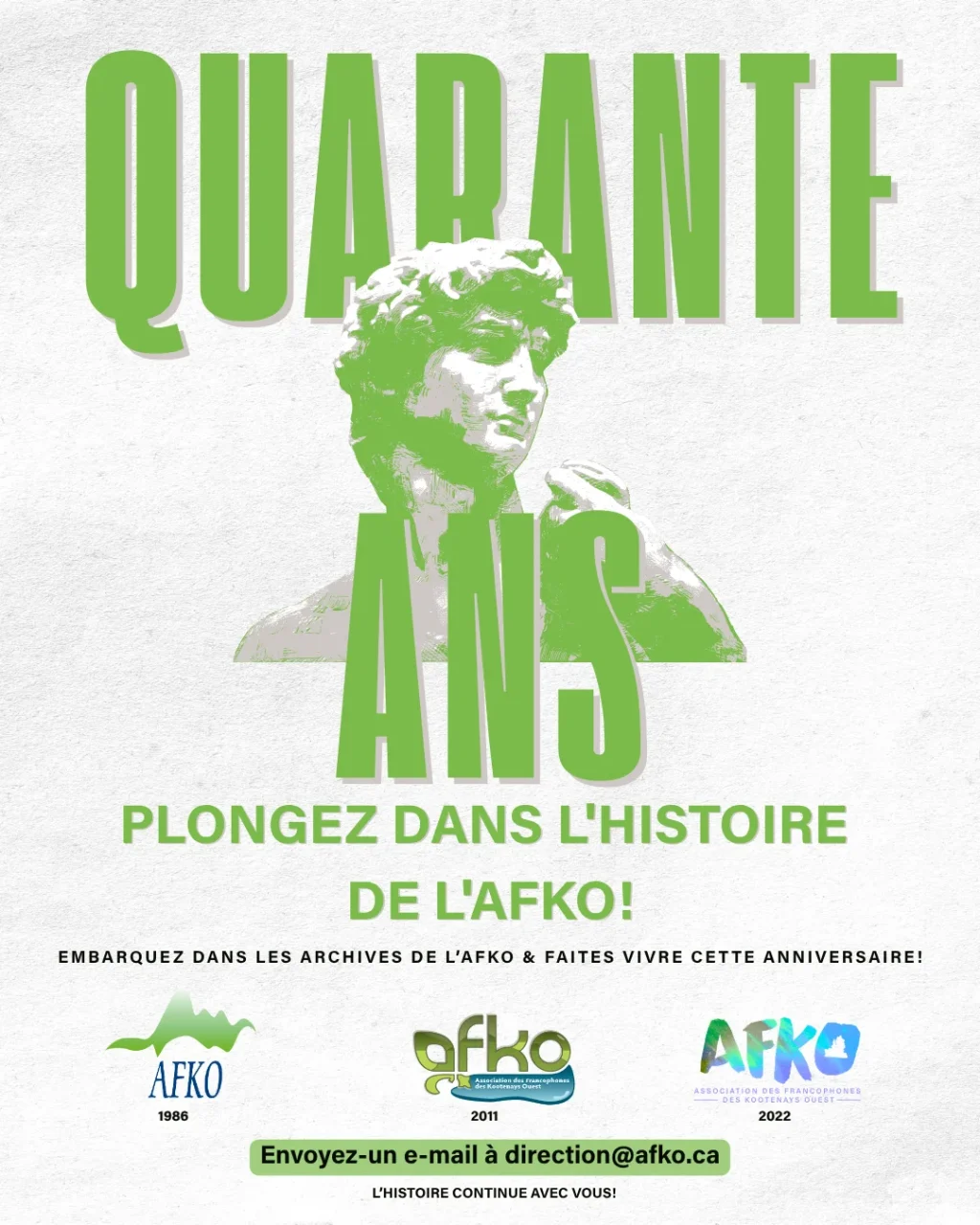 L’AFKO célèbre 40 ans d’histoire et lance un appel aux bénévoles
