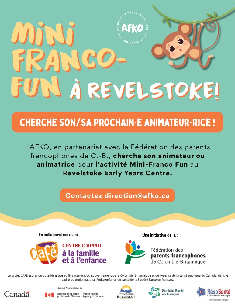 Devenez le visage des « Mini-Franco Fun » à Revelstoke !