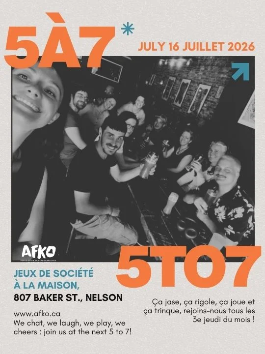 5 à 7 - 807 baker street le 16 juillet